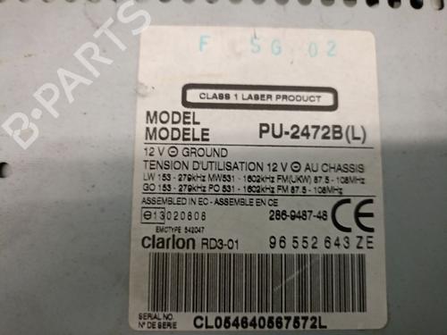 Radio CITROËN C5 I (DC_) 2.0 HDi (DCRHZB, DCRHZE) | BP27180190E6 