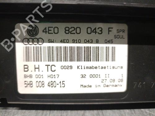 Climate control AUDI A8 D3 (4E2, 4E8) 3.0 TDI quattro | BP32205521I5  - Image 5