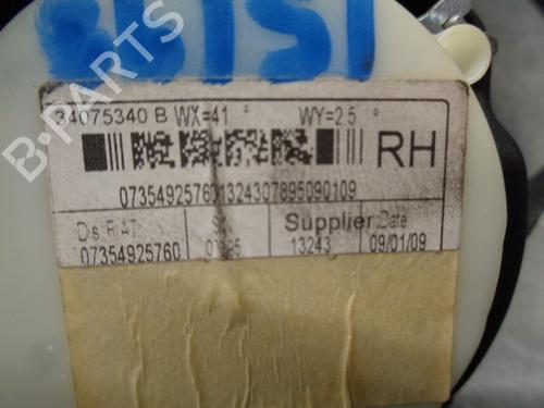 Rear right seatbelt FIAT 500 (312_) 1.4 (312AXC1B, 312CXC1B) | BP9958877I28 