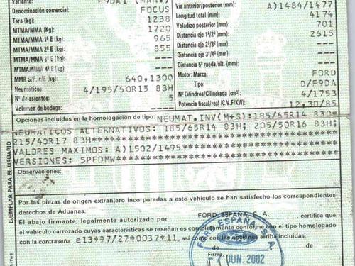 Recambios FORD FOCUS I (DAW, DBW) [1998-2009]  4478867
