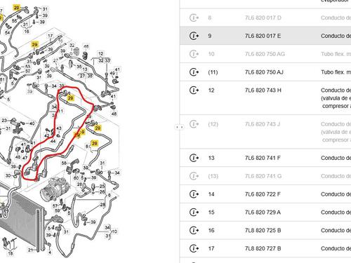 AC pipe AUDI Q7 (4LB) 3.0 TDI quattro | BP33217264M126  - Image 6