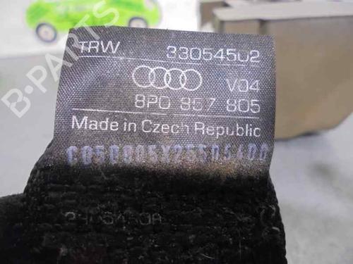 Rear left seatbelt AUDI A3 (8P1)  | BP7444455I29 