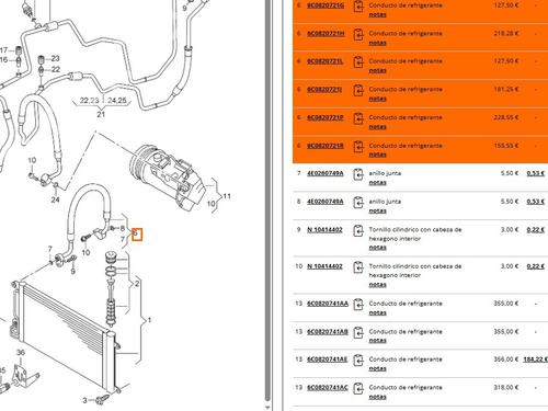 AC pipe SEAT IBIZA IV (6J5, 6P1) 1.0 TSI | BP27638264M126 