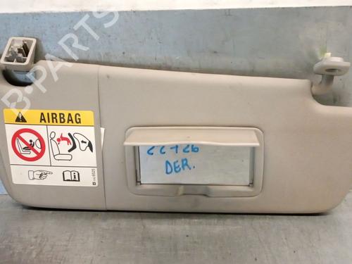 Right sun visor OPEL MERIVA B MPV (S10) 1.6 CDTI (75) | BP26120695I2 