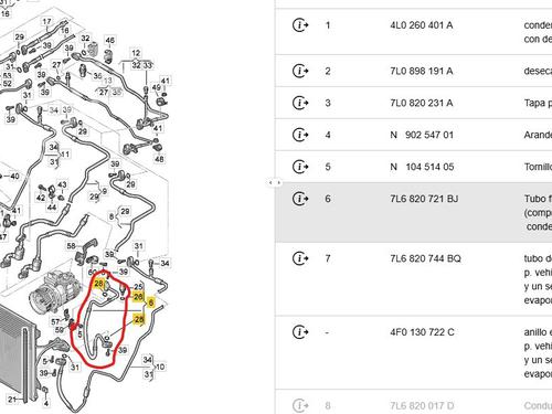 AC pipe AUDI Q7 (4LB) 3.0 TDI quattro | BP33217182M126 - Image 6