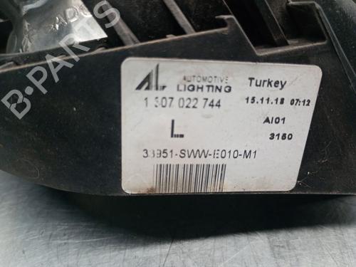 Venstre  foran tåkelykt HONDA CR-V III (RE_) 2.2 i-CTDi 4WD (RE6) | BP28010688C30