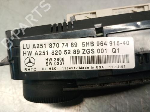 Commande Chauffage MERCEDES-BENZ R-CLASS (W251, V251) R 350 4-matic (251.065, 251.165) | BP29555933I5 