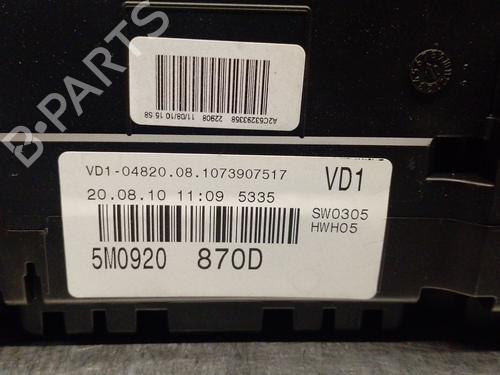 Instrument cluster VW JETTA III (1K2) 1.4 TSI | BP30158597C47