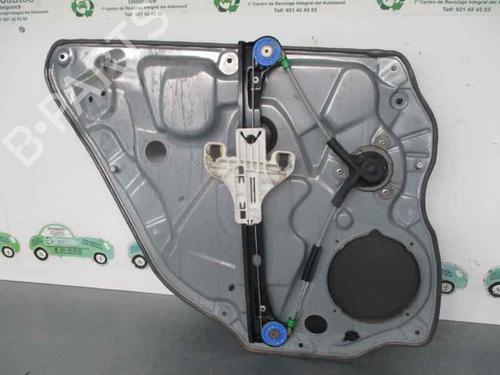 Rudehejsemekanisme venstre bagtil VW POLO (9N_, 9A_) 1.4 TDI (70 hp) 4383017