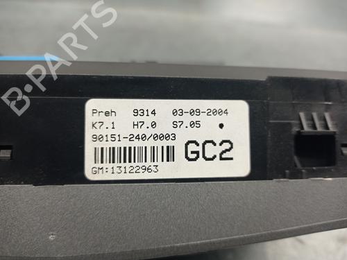 Climate control OPEL ASTRA H (A04) 1.6 (L48) | BP8628131I5 