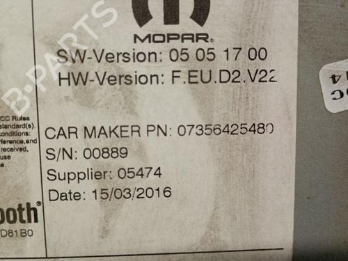 Radio FIAT DOBLO Cargo (263_) 1.6 D Multijet (263WXD1B, 263WXR1B, 263WXX1B, 263ZXD1B,... | BP31918196E6 - Image 5