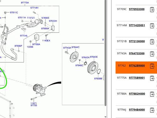 AC-rør HYUNDAI i10 II (BA, IA) 1.0 | BP30480615M126