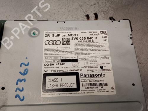 Radio AUDI A3 Sportback (8VA, 8VF) 2.0 TDI | BP25243631E6 