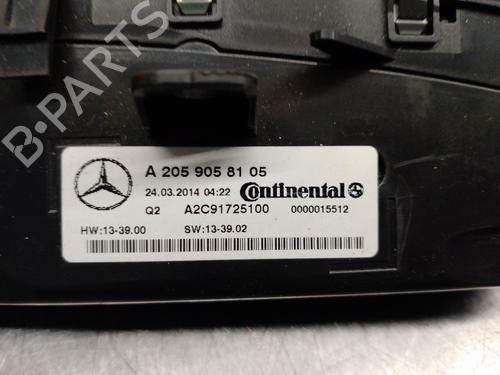Climate control MERCEDES-BENZ C-CLASS (W205) C 200 (205.042) | BP14909871I5 