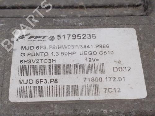 Engine control unit (ECU) FIAT GRANDE PUNTO (199_) 1.3 D Multijet (199.AXD11, 199.AXD1A, 199.AXD1B,... | BP34722264M57 - Image 4