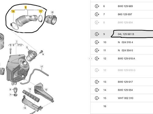 Pipe AUDI A4 B9 (8W2, 8WC) 2.0 TDI | BP38178086M125 - Image 5