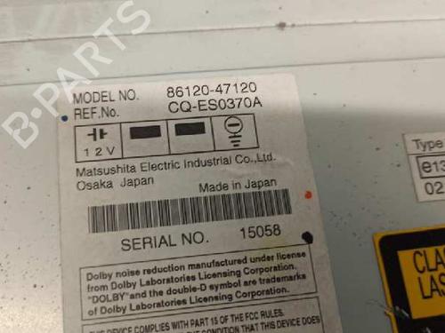 Radio TOYOTA PRIUS Liftback (_W2_) 1.5 Hybrid (NHW20_, NHW20R) | BP6990291E6 