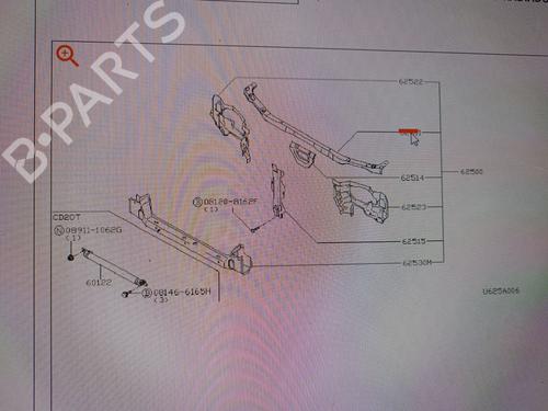 Front slam panel NISSAN PRIMERA (P11) 2.0 TD | BP31211314C72
