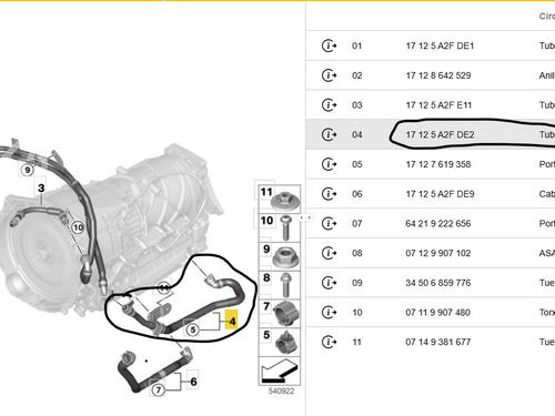 Pipe BMW X3 (G01, F97, G08) xDrive 20 d Mild-Hybrid | BP36155604M125 - Image 4