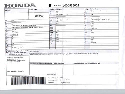 Rear right interior door handle HONDA CR-V IV (RM_) 1.6 i-DTEC (RE6) | BP25236802I16 - Image 5