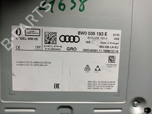 Radio AUDI A4 B9 (8W2, 8WC) 2.0 TDI quattro | BP22717332E6 