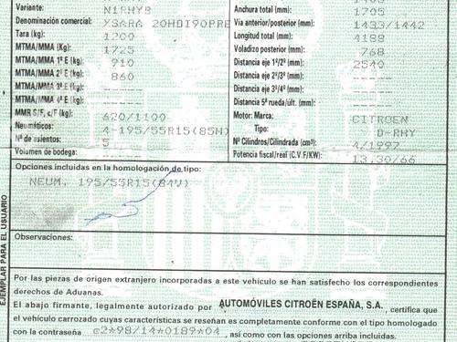 Andere CITROËN XSARA (N1) 2.0 HDi 90 | BP20265441O1