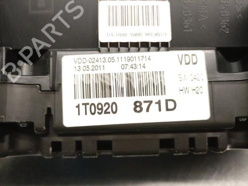 Instrument cluster VW TOURAN (1T3) 1.6 TDI | BP28103730C47 