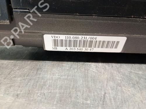 Instrument cluster MERCEDES-BENZ C-CLASS (W203) C 270 CDI (203.016) | BP26010253C47 