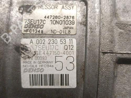 AC compressor MERCEDES-BENZ M-CLASS (W164) ML 320 CDI 4-matic (164.122) | BP21838851M34 