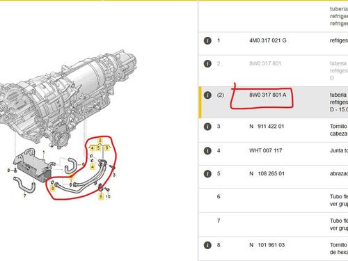 Used Pipe AUDI A6 Allroad C8 (4AH) 50 TDI Mild Hybrid quattro (286 hp) 30441656