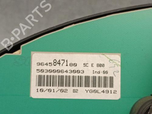 Instrument cluster PEUGEOT 206 Hatchback (2A/C) 1.4 i | BP31707220C47 