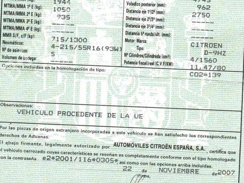 Headlight switch CITROËN C5 II (RC_) 1.6 HDi (RC8HZB) | BP33209114I24  - Image 9