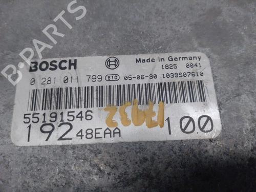 Engine control unit (ECU) FIAT STILO (192_) 1.9 D Multijet | BP13358934M57 