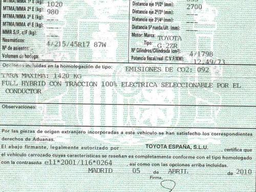 Engine TOYOTA PRIUS (_W3_) 1.8 Hybrid (ZVW3_) | BP39170885M1 - Image 13