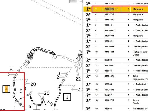 AC pipe VOLVO XC90 II (256) D5 AWD | BP32304203M126 - Image 2