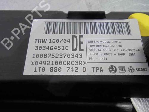 Right curtain airbag VW TOURAN (1T1, 1T2) 1.9 TDI | BP2053936C12 