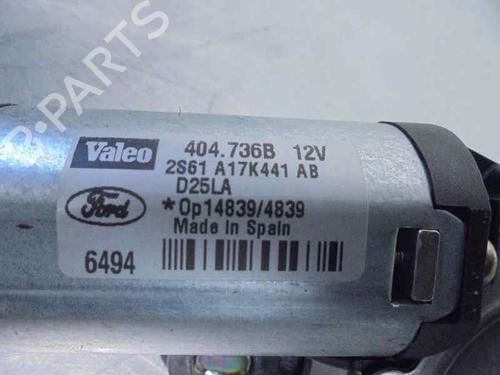 Rear wiper motor FORD FIESTA V (JH_, JD_) 1.6 TDCi | BP2119909M102 
