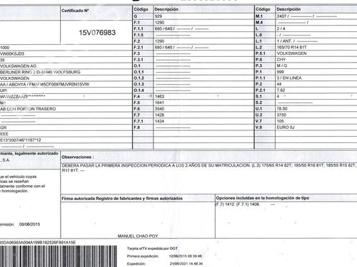Headlight switch VW UP! (121, 122, BL1, BL2, BL3, 123) 1.0 | BP14332155I24 - Image 6
