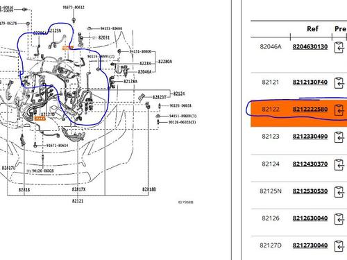 Cable LEXUS GS (_S19_) 450h (GRS191_, GWS191_) | BP23086036E12 