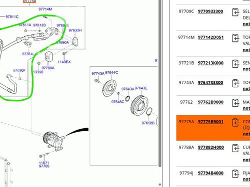 AC-rør HYUNDAI i10 II (BA, IA) 1.0 | BP30480995M126 