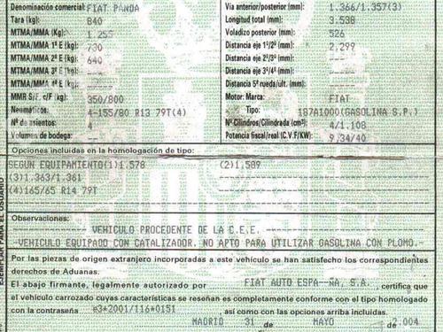 Right sun visor FIAT PANDA (169_) 1.1 (169.AXA1A) | BP40219877I2 - Image 4
