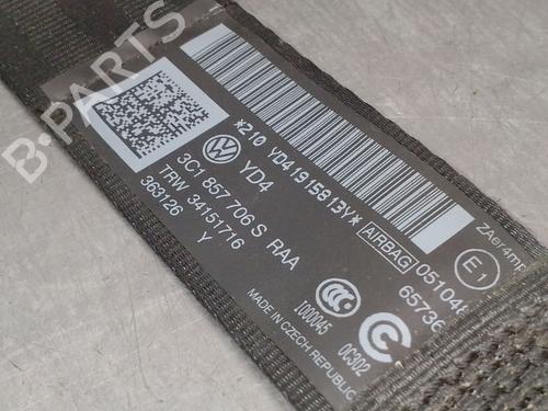 Front left seatbelt VW PASSAT B7 Variant (365) 1.6 TDI | BP36359199I26  - Image 6