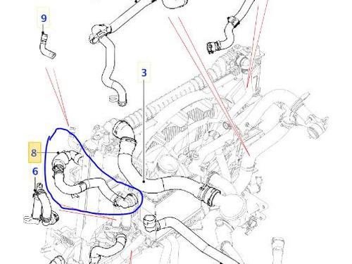 Pipe JAGUAR XE (X760) 2.0 D | BP27460646M125 