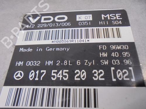 Engine control unit (ECU) MERCEDES-BENZ E-CLASS (W210) E 280 (210.053) | BP15881220M57 