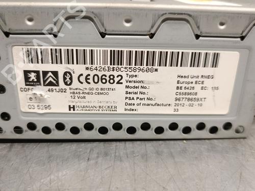 Radio PEUGEOT 5008 (0U_, 0E_)  | BP29851178E6