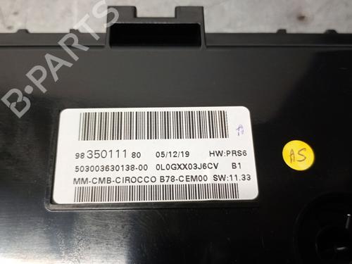 Instrument cluster CITROËN C4 SPACETOURER (3D_) 1.5 BlueHDi 130 | BP27262987C47 