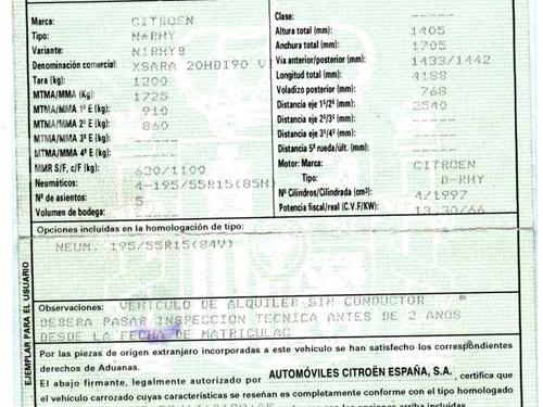Left front brake caliper CITROËN XSARA (N1) 2.0 HDi 90 | BP11615126M105 