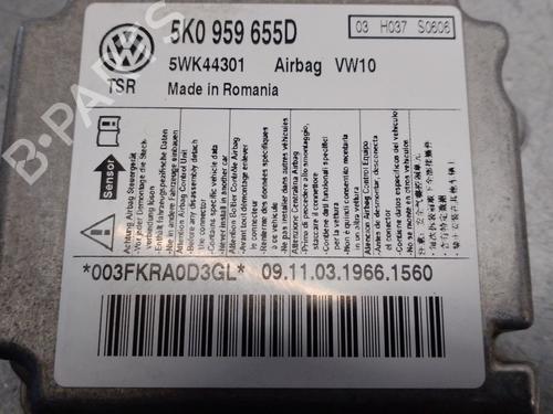 ECU airbags VW GOLF VI (5K1) 1.6 TDI | BP29207201M53 
