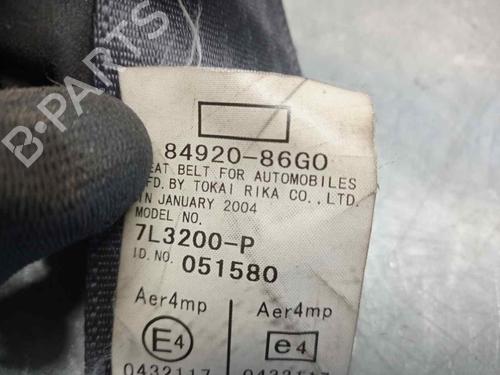 Front right seatbelt SUZUKI IGNIS II (MH) 1.5 4x4 (RM415) | BP9140750I25 