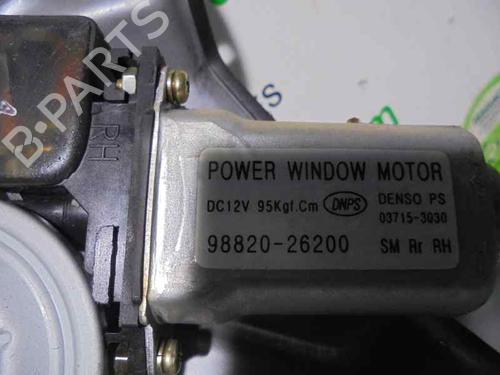 Rear right window mechanism HYUNDAI SANTA FÉ I (SM) 2.4 16V 4x4 | BP3185621C25 